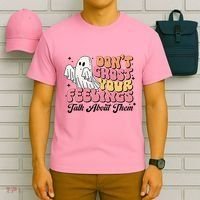 Dont Ghost Your Feelings Talk About Them Halloween T-Shirt thumb 6