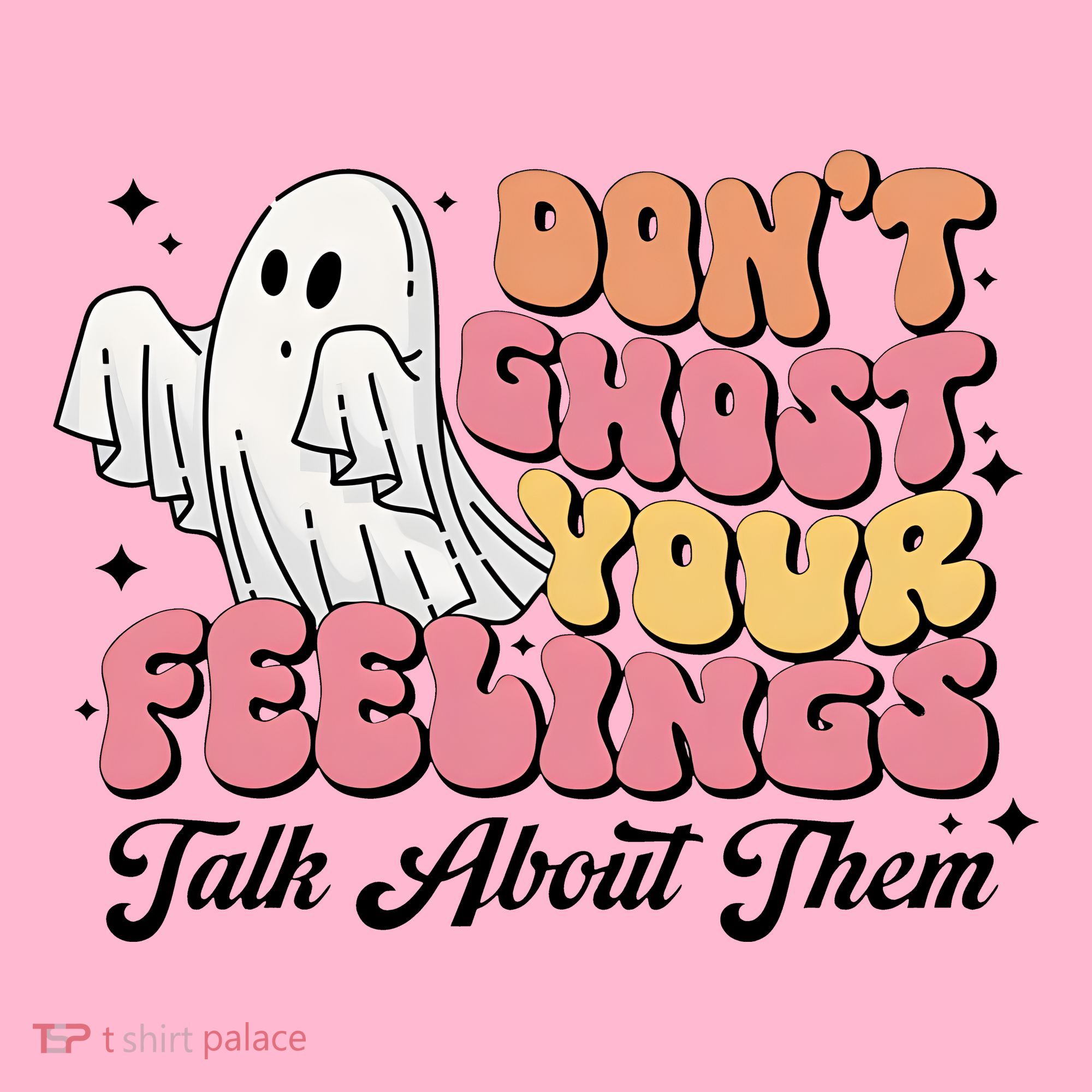 Dont Ghost Your Feelings Talk About Them Halloween Pajama Set