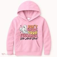 Dont Ghost Your Feelings Talk About Them Halloween Kids Hoodie thumb 0