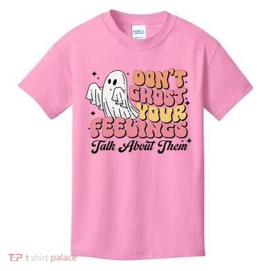 Dont Ghost Your Feelings Talk About Them Halloween Kids T-Shirt