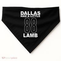 Dallas Had A Little 88 Lamb Football USA-Made Doggie Bandana thumb 0