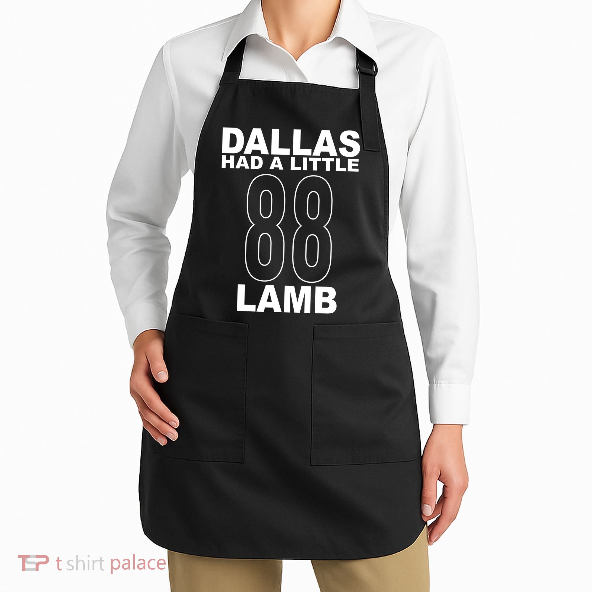 Dallas Had A Little 88 Lamb Football Apron