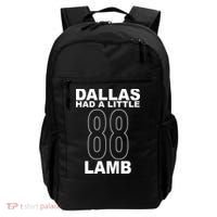 Dallas Had A Little 88 Lamb Football Backpack thumb 0