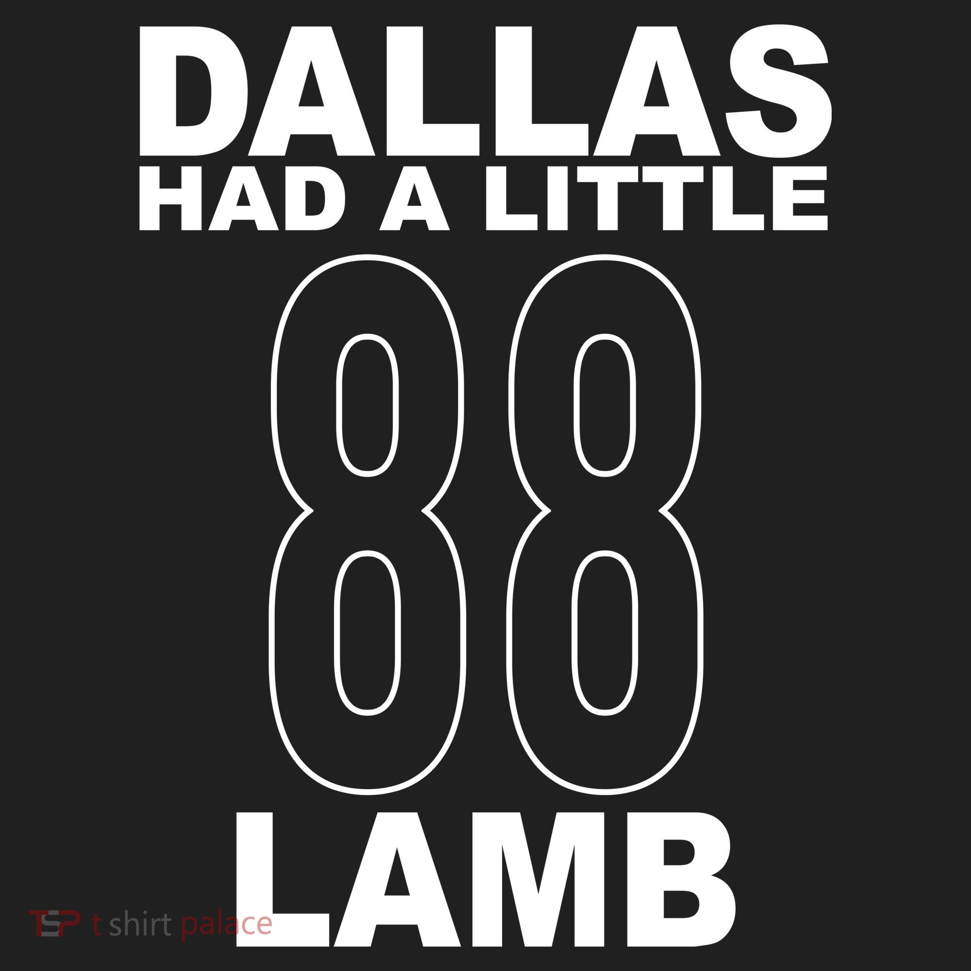 Dallas Had A Little 88 Lamb Football Beanie