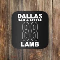 Dallas Had A Little 88 Lamb Football Coaster thumb 0