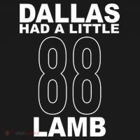 Dallas Had A Little 88 Lamb Football Coaster thumb 2