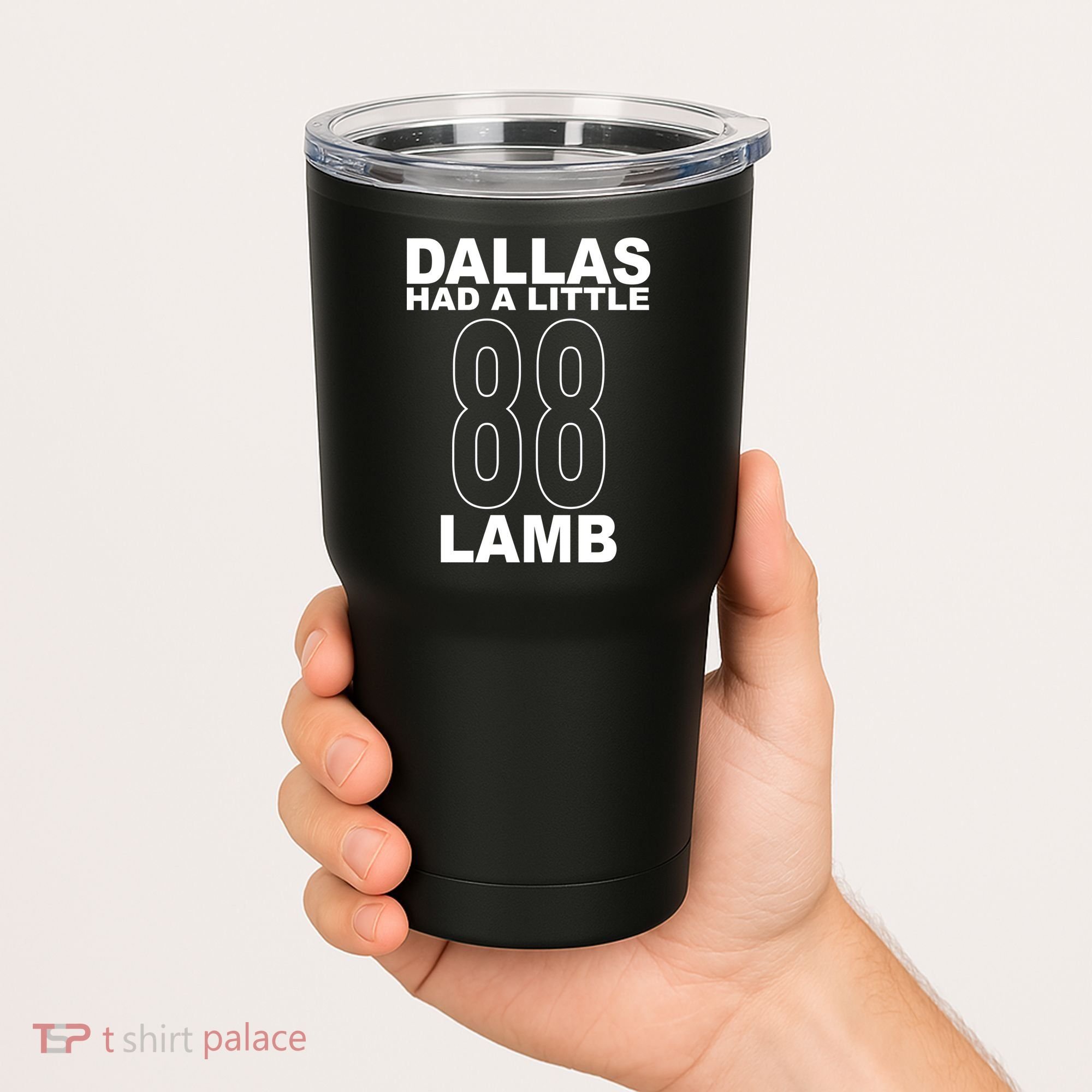 Dallas Had A Little 88 Lamb Football Tumbler