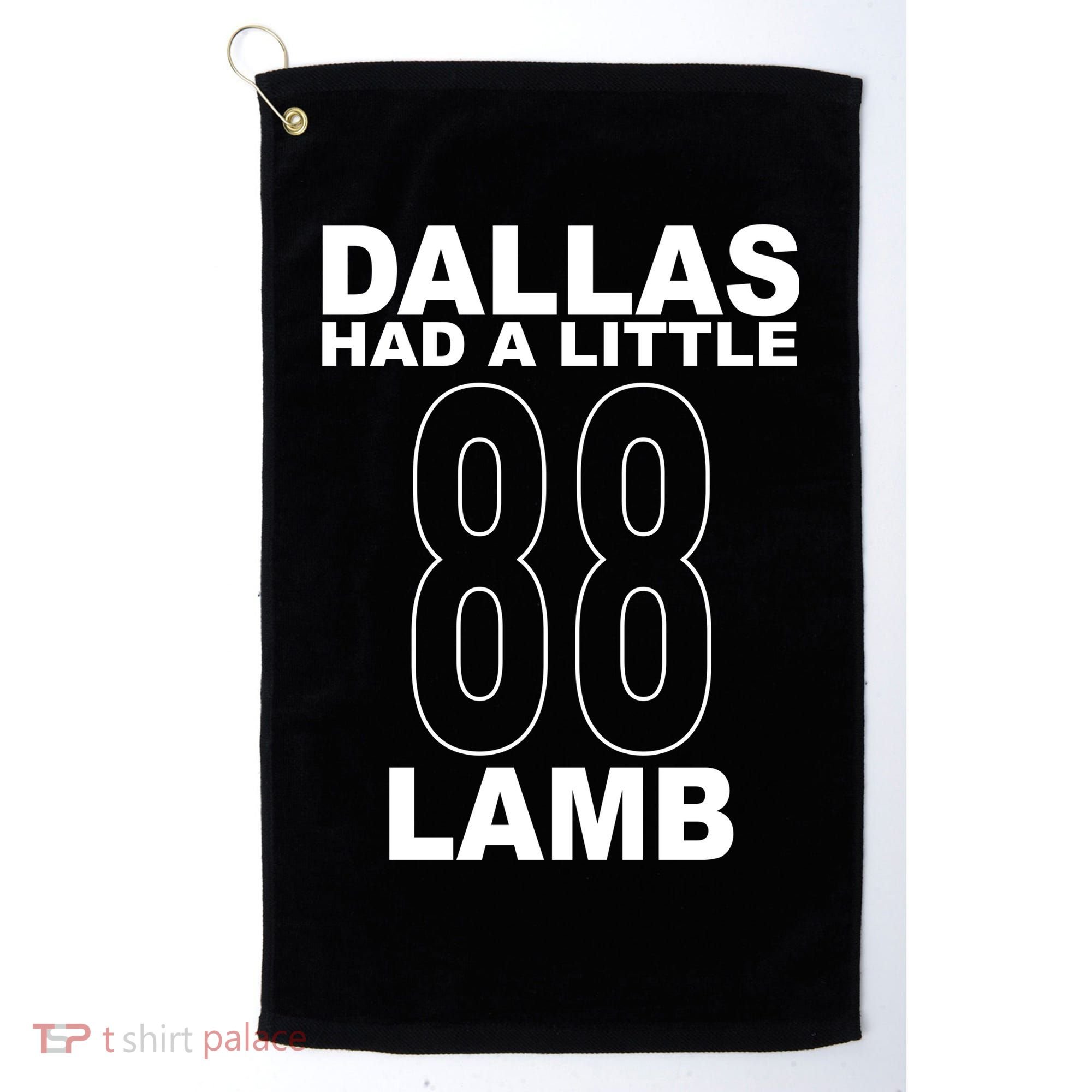 Dallas Had A Little 88 Lamb Football Golf Towel