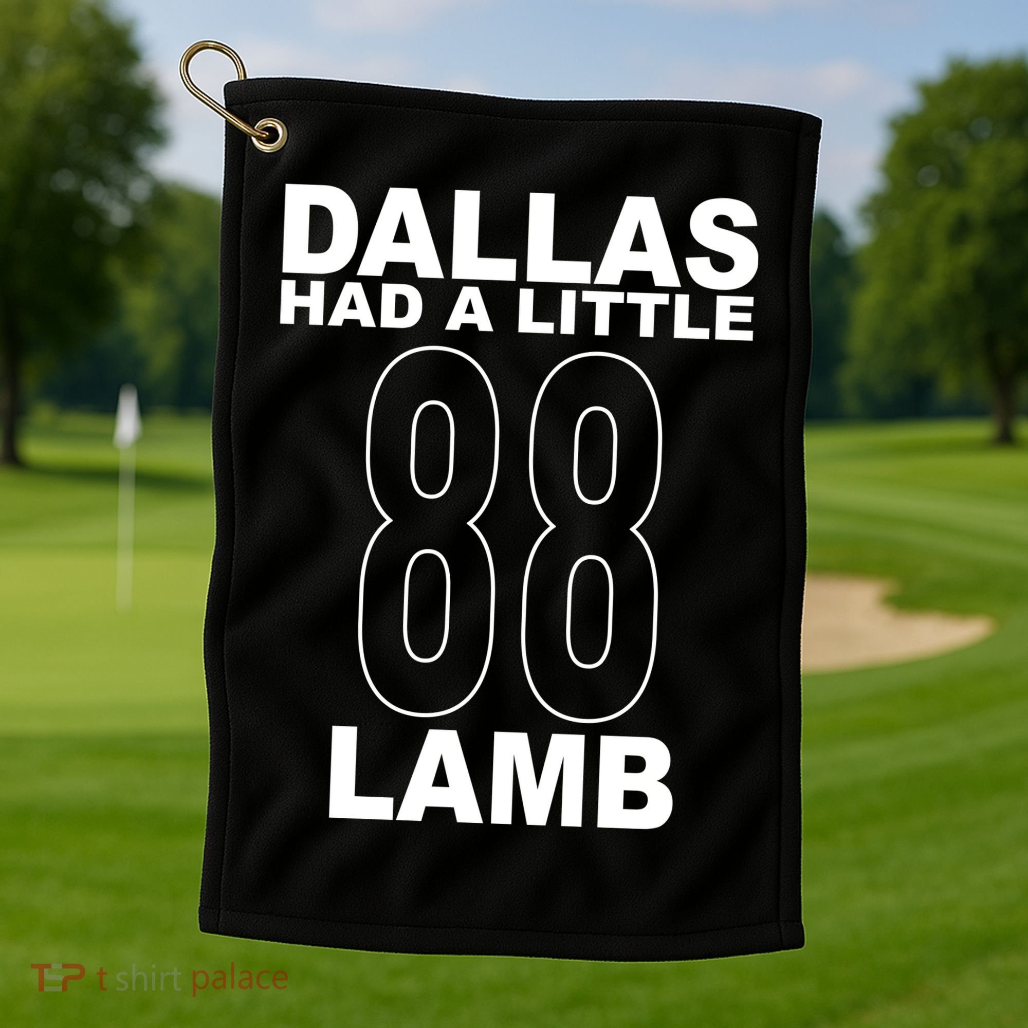 Dallas Had A Little 88 Lamb Football Golf Towel