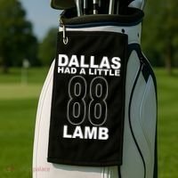 Dallas Had A Little 88 Lamb Football Golf Towel thumb 2
