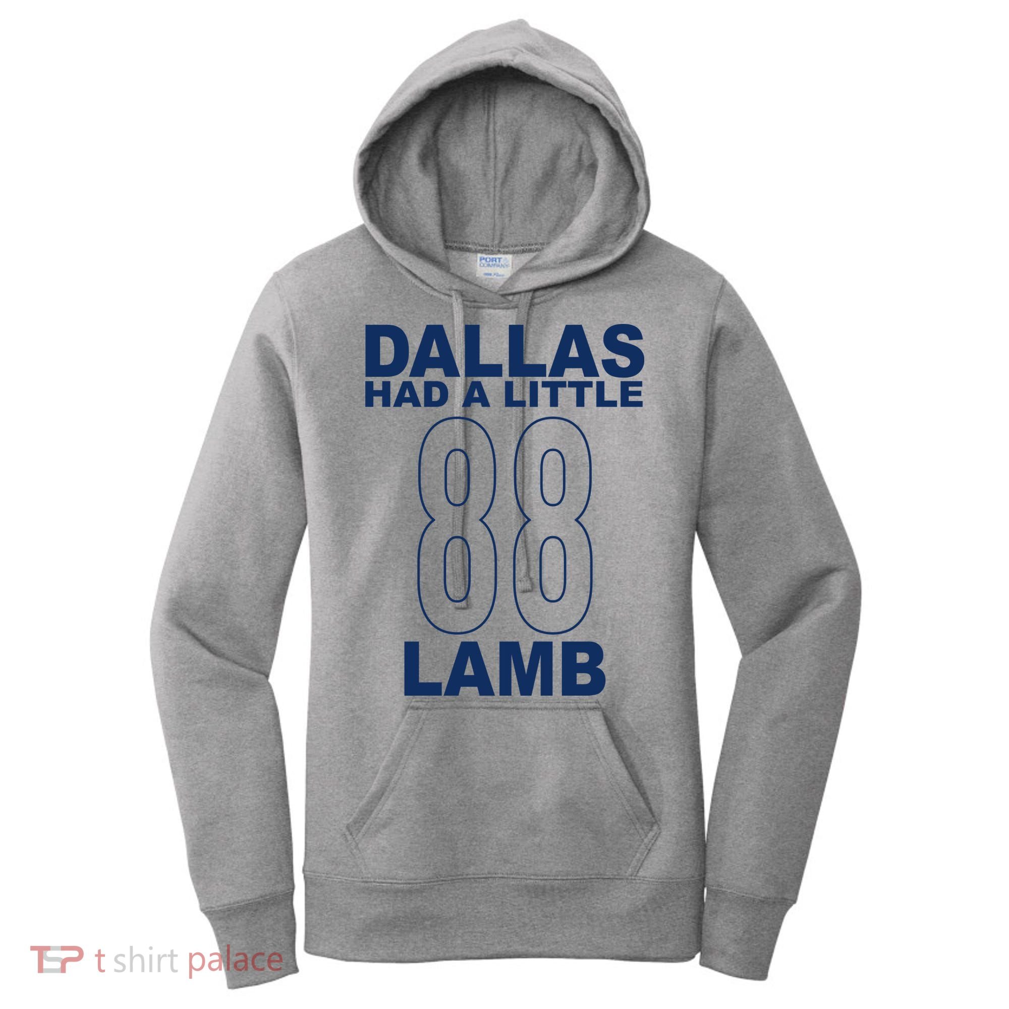Dallas Had A Little 88 Lamb Football Women's Hoodie