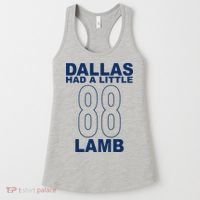 Dallas Had A Little 88 Lamb Football Women's Tank Top thumb 0
