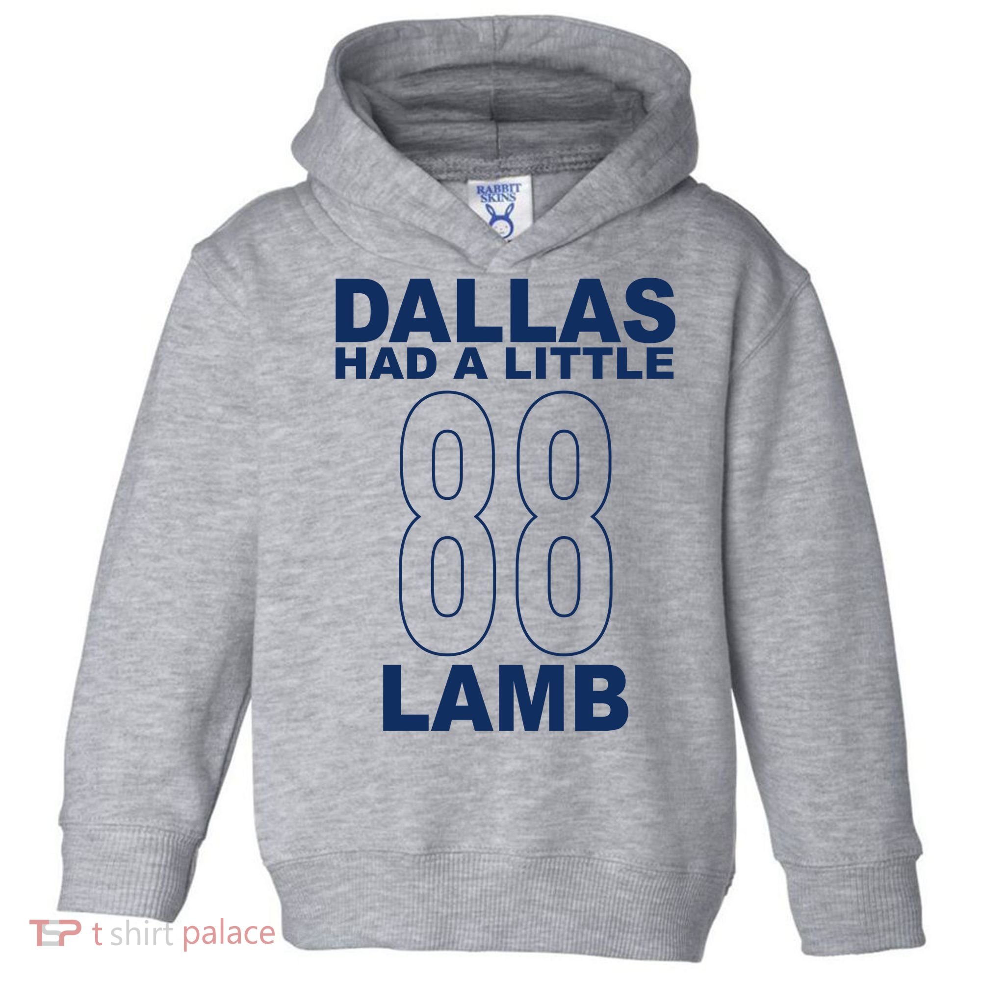 Dallas Had A Little 88 Lamb Football Toddler Hoodie