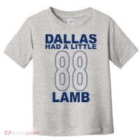 Dallas Had A Little 88 Lamb Football Toddler T-Shirt thumb 0
