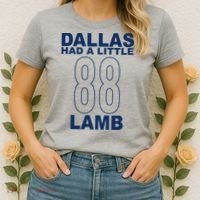 Dallas Had A Little 88 Lamb Football Women's T-Shirt thumb 2