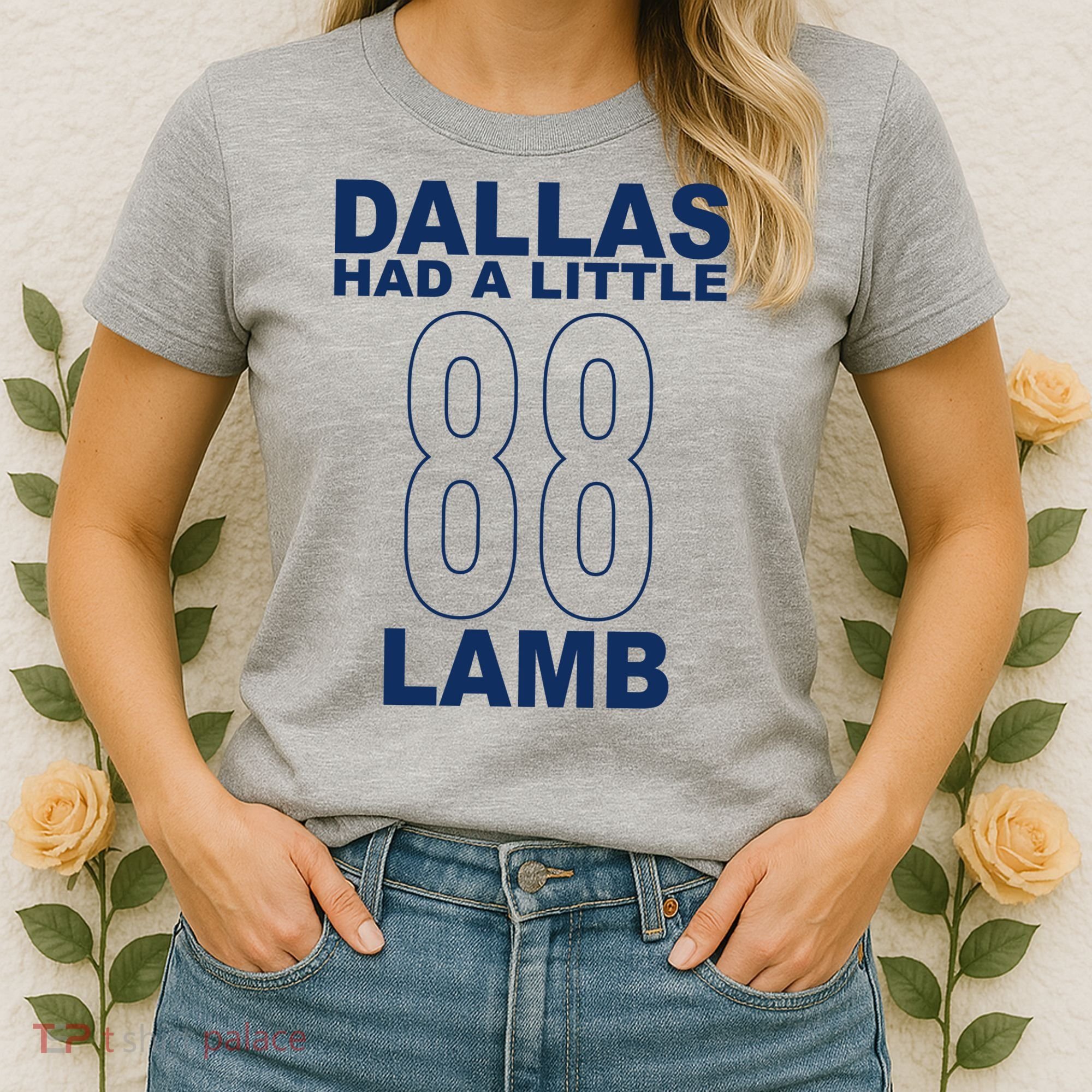 Dallas Had A Little 88 Lamb Football Women's T-Shirt