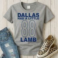 Dallas Had A Little 88 Lamb Football Women's T-Shirt thumb 3