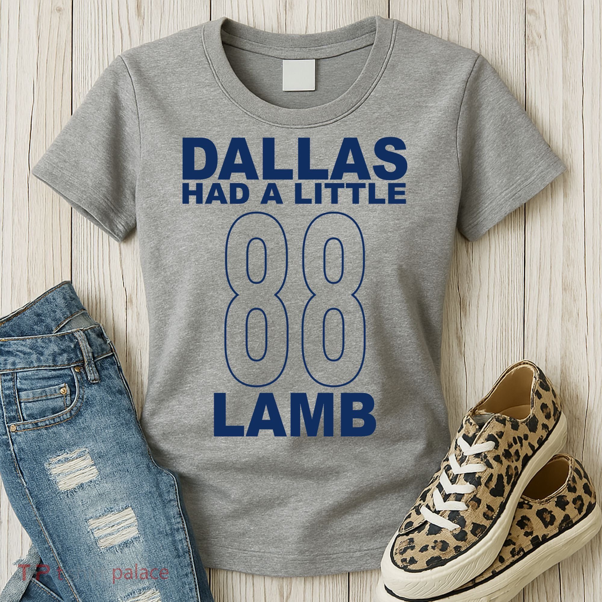 Dallas Had A Little 88 Lamb Football Women's T-Shirt