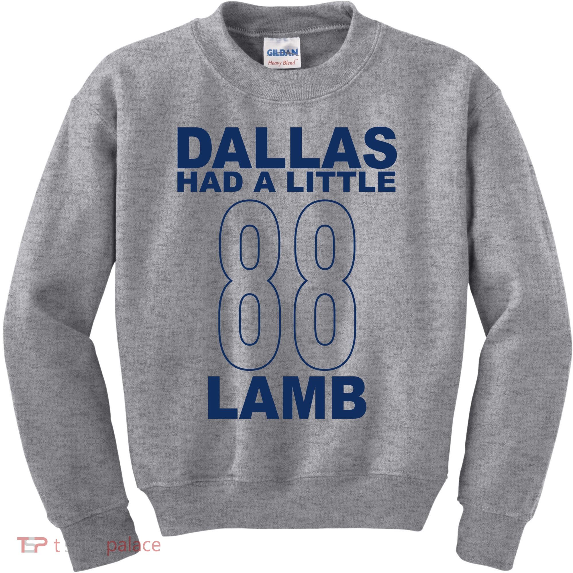 Dallas Had A Little 88 Lamb Football Kids Sweatshirt