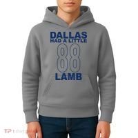 Dallas Had A Little 88 Lamb Football Kids Hoodie thumb 4