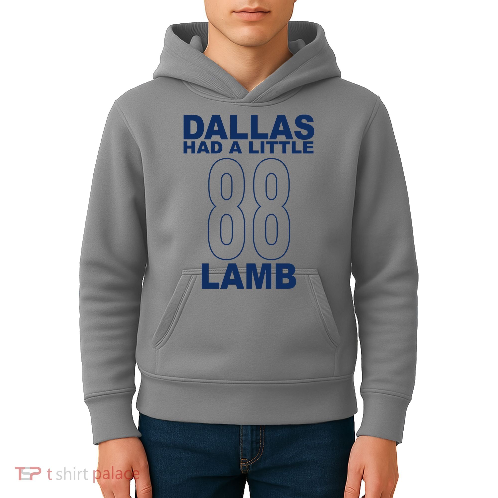 Dallas Had A Little 88 Lamb Football Kids Hoodie