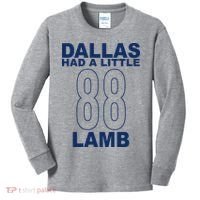 Dallas Had A Little 88 Lamb Football Kids Long Sleeve Shirt thumb 0