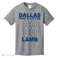 Dallas Had A Little 88 Lamb Football Kids T-Shirt thumb 0