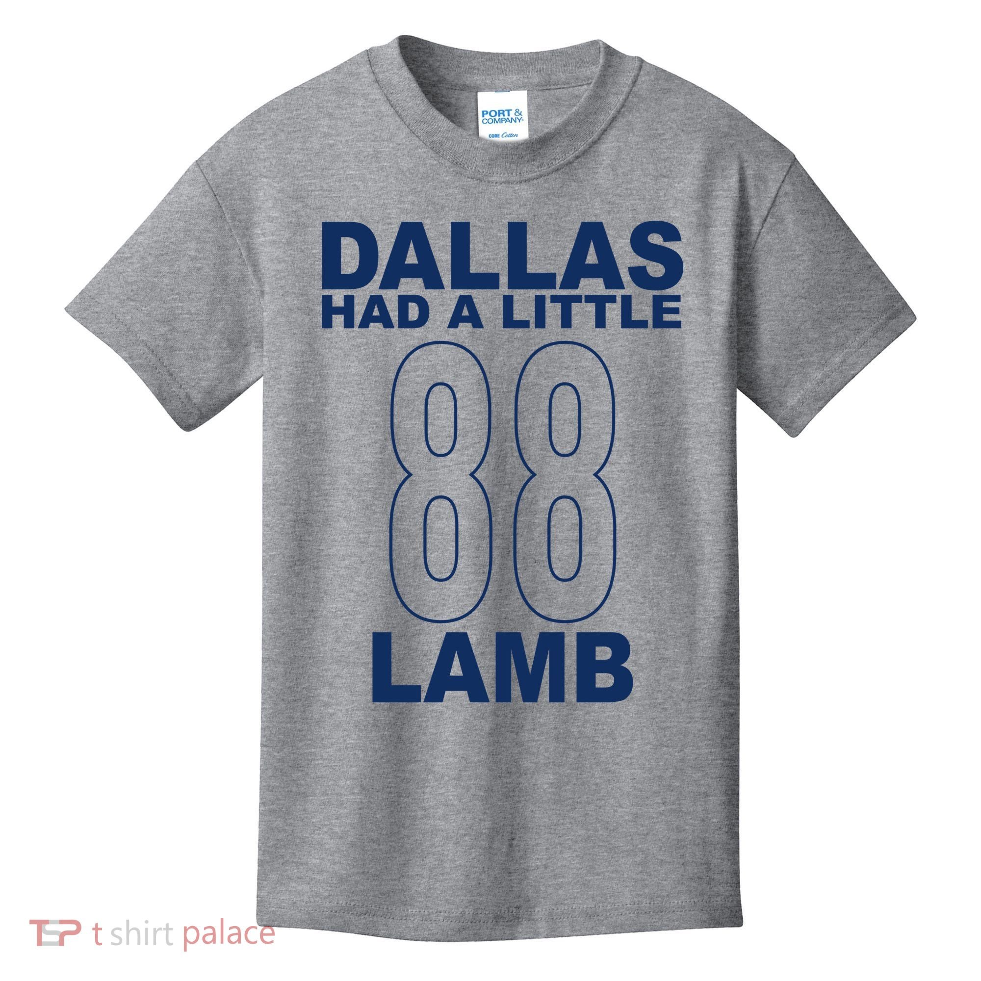 Dallas Had A Little 88 Lamb Football Kids T-Shirt