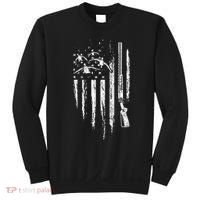 Duck Hunting American Flag Waterfowl Goose Gift For Hunter  Sweatshirt thumb 0