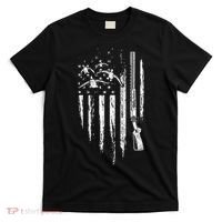 Duck Hunting American Flag Waterfowl Goose Gift For Hunter  T-Shirt thumb 0