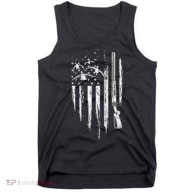 Duck Hunting American Flag Waterfowl Goose Gift For Hunter  Tank Top