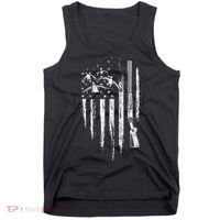 Duck Hunting American Flag Waterfowl Goose Gift For Hunter  Tank Top thumb 0