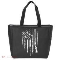 Duck Hunting American Flag Waterfowl Goose Gift For Hunter  Tote Bag thumb 0