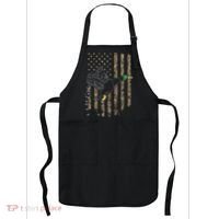 Duck Hunter American Flag Waterfowl Hunting Camouflage Apron thumb 0