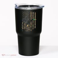 Duck Hunter American Flag Waterfowl Hunting Camouflage Tumbler thumb 0