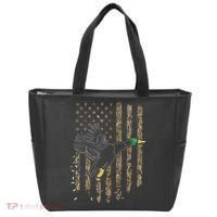 Duck Hunter American Flag Waterfowl Hunting Camouflage Tote Bag thumb 0