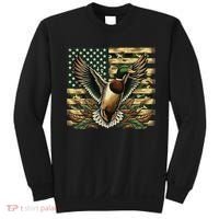 Duck Hunter American Flag Camouflage Hunting Sweatshirt thumb 0