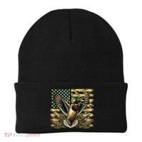 Duck Hunter American Flag Camouflage Hunting Beanie thumb 0