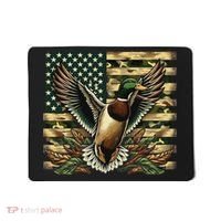 Duck Hunter American Flag Camouflage Hunting Mousepad thumb 0