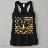 Duck Hunter American Flag Camouflage Hunting Women's Tank Top thumb 3