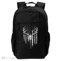 Deer Hunting American Flag Bowhunting Whitetail Bow Hunter Backpack thumb 0
