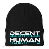 Decentralize Humanity Are You Decent Beanie thumb 0