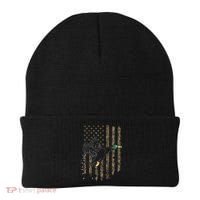 Duck Hunter American Flag Waterfowl Hunting Camouflage Beanie thumb 0