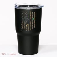 Duck Hunter American Flag Waterfowl Hunting Camouflage Tumbler thumb 0