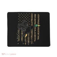 Duck Hunter American Flag Waterfowl Hunting Camouflage Mousepad thumb 0