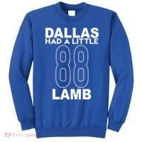 Dallas Had A Little Lamb Funny Football Sweatshirt thumb 0
