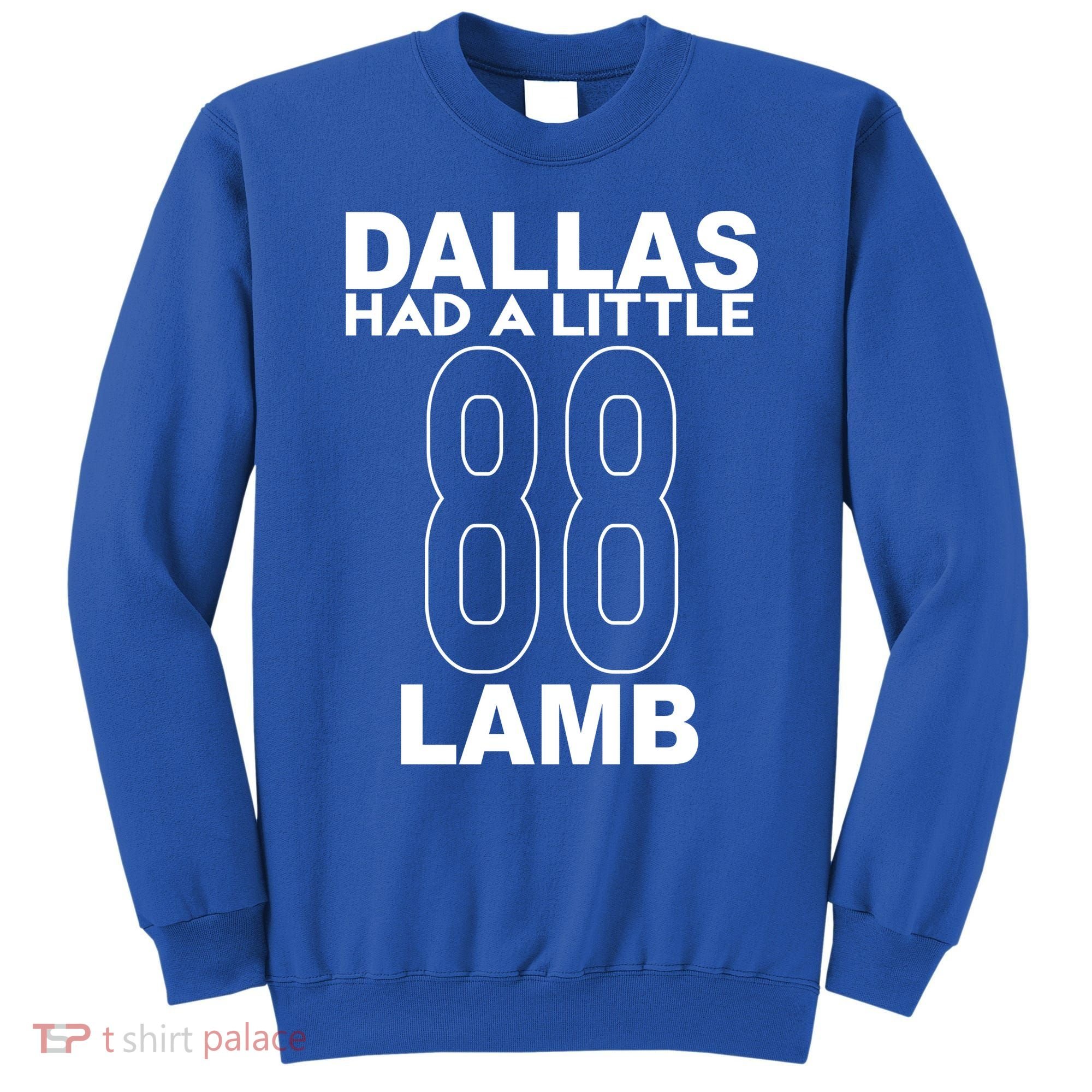 Dallas Had A Little Lamb Funny Football Sweatshirt