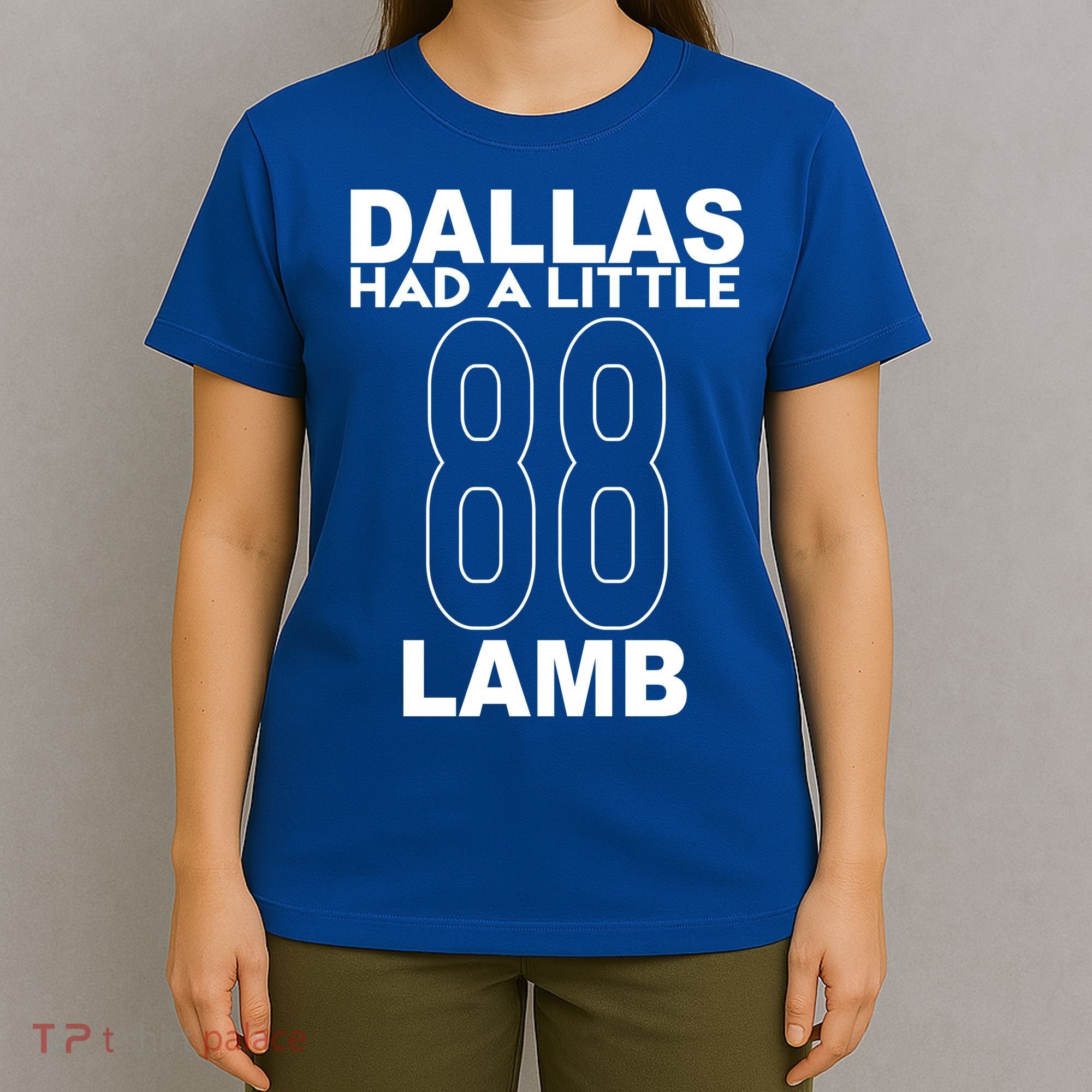 Dallas Had A Little Lamb Funny Football T-Shirt