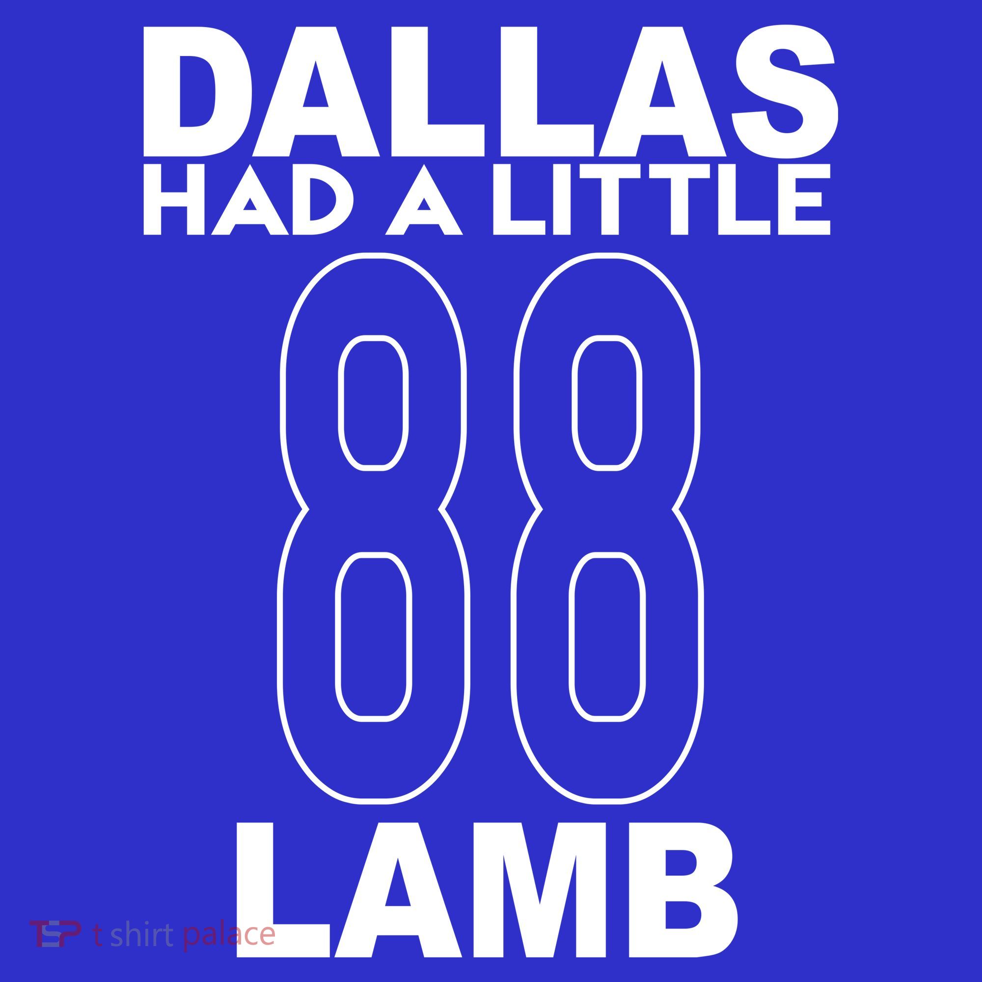 Dallas Had A Little Lamb Funny Football T-Shirt