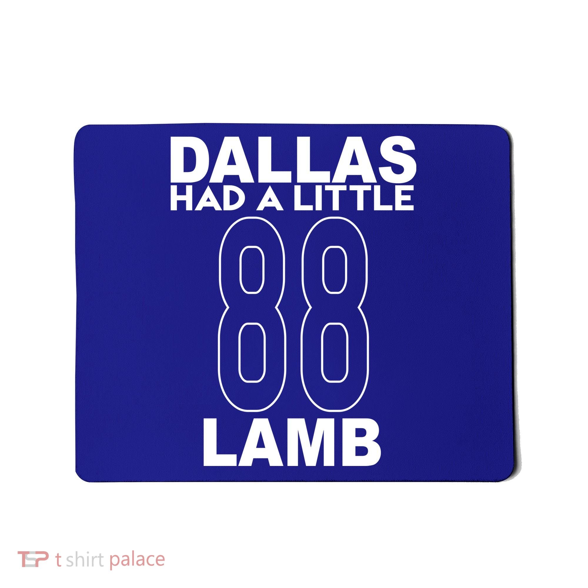 Dallas Had A Little Lamb Funny Football Mousepad